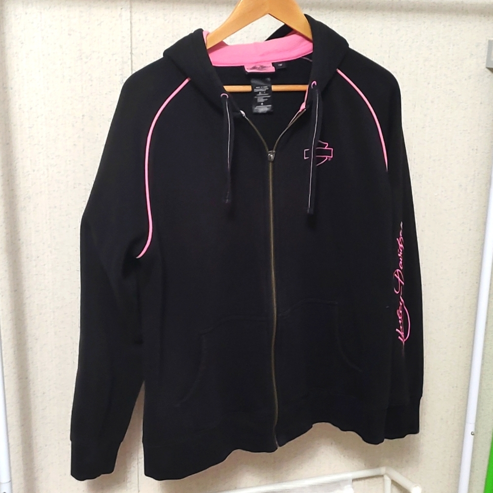 Harley Davidson women's zip up hoodie